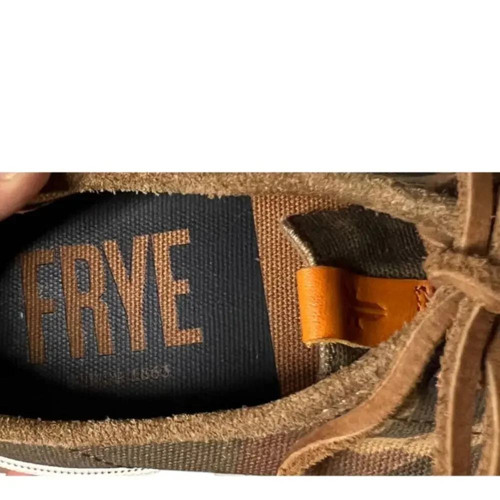 FRYE Ludlow Low Top Camo Shoe SZ 7.5
